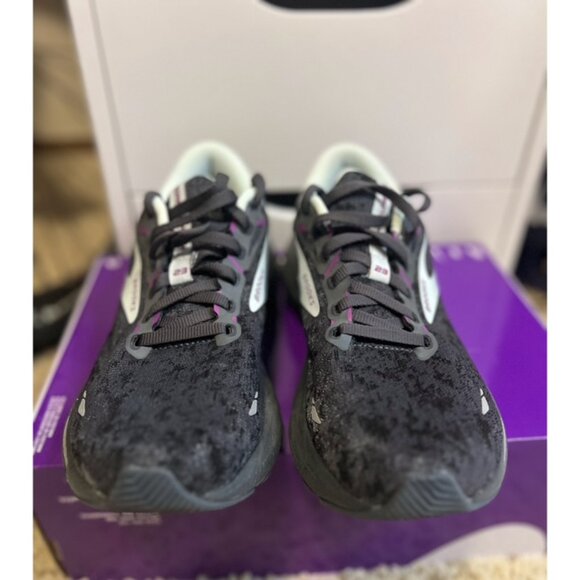 Brooks Adrenaline GTS 23 Women's Size 9 B Black Purple Running Shoes Worn No Box - Picture 3 of 7